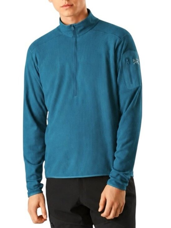 Arc'teryx Other - Arc'teryx Delta LT Zip Neck Waffle Fleece Turquoise Blue Size XL